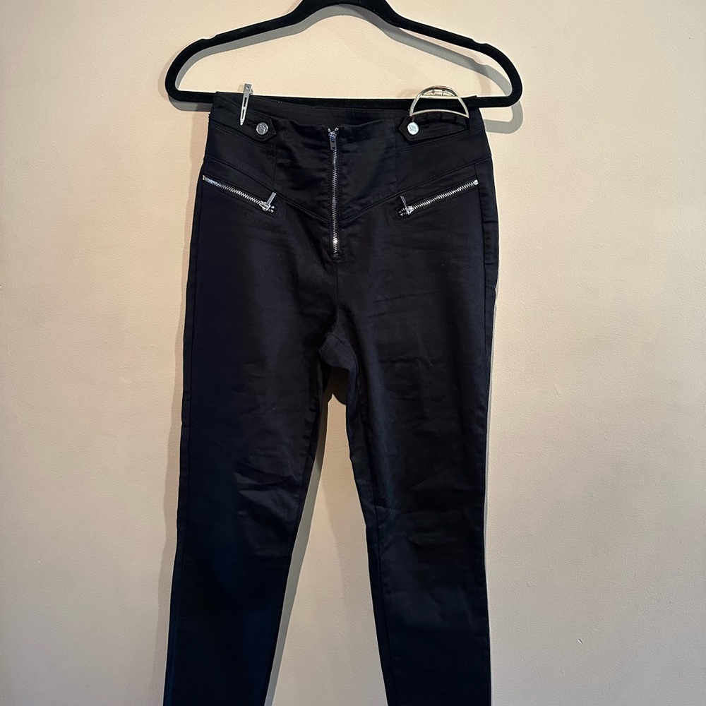 bebe Black High-Waisted Pants